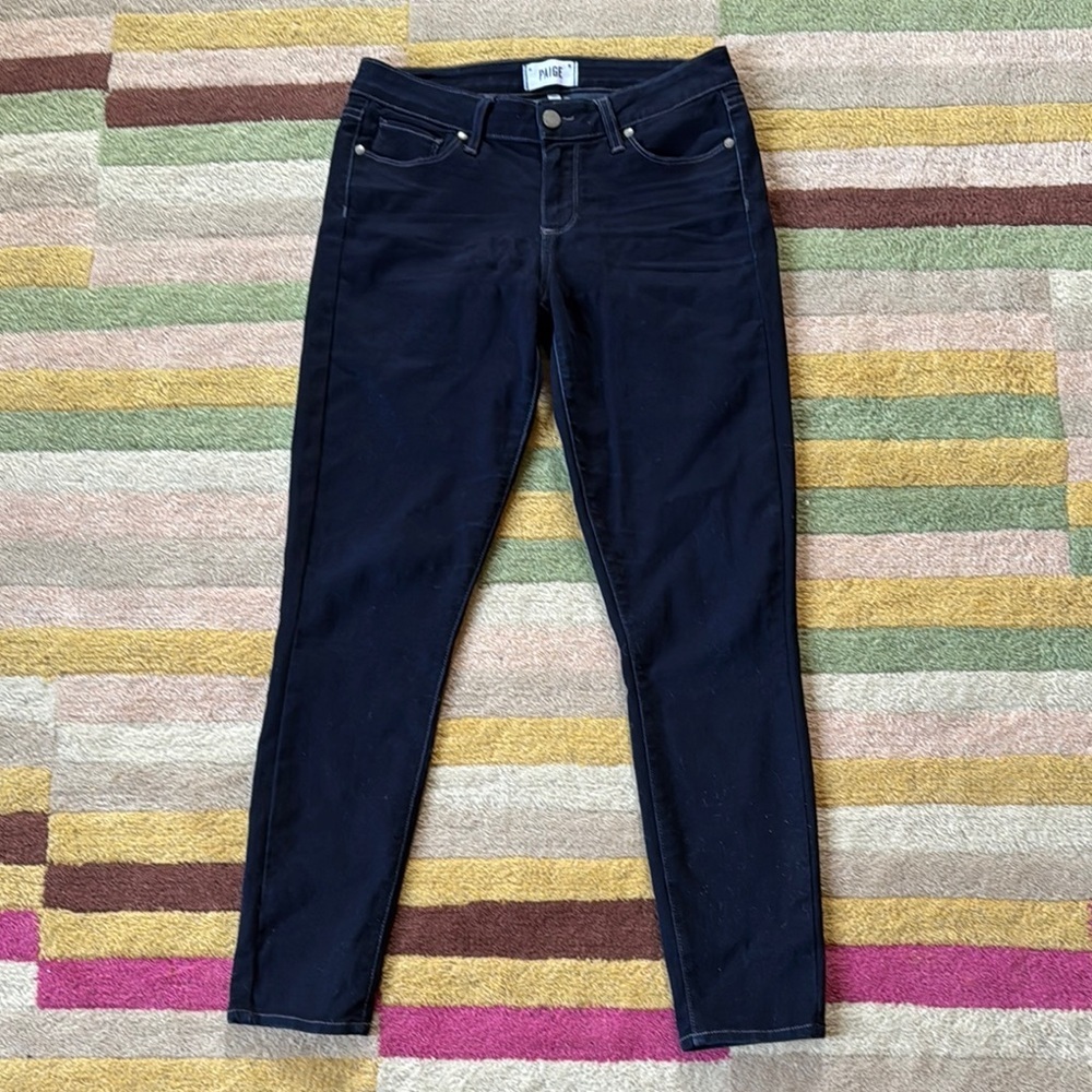👖PAIGE JEANS VERDUGO ULTRA SKINNY JEANS PINNACLE DARK WASH size 29